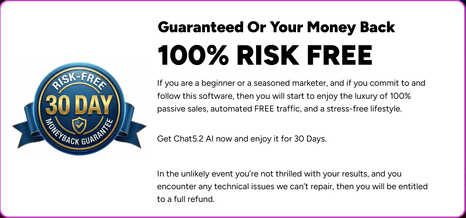 Money Back Guarantee