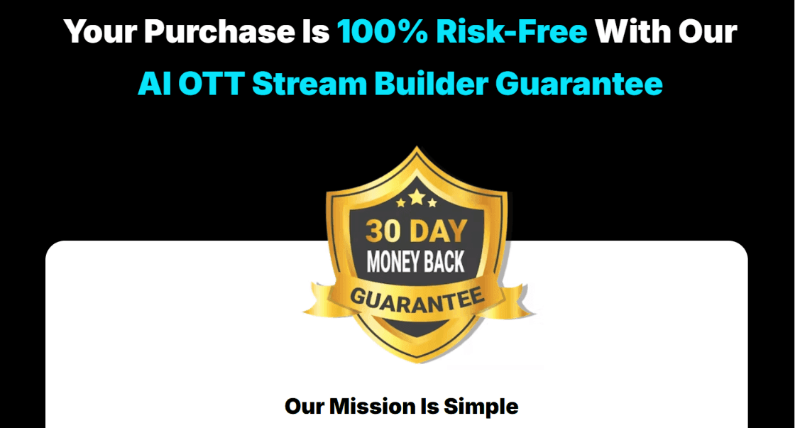 Money Back Guarantee
